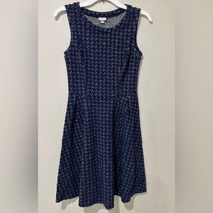 Merona for Target Blue A-Line Midi Dress